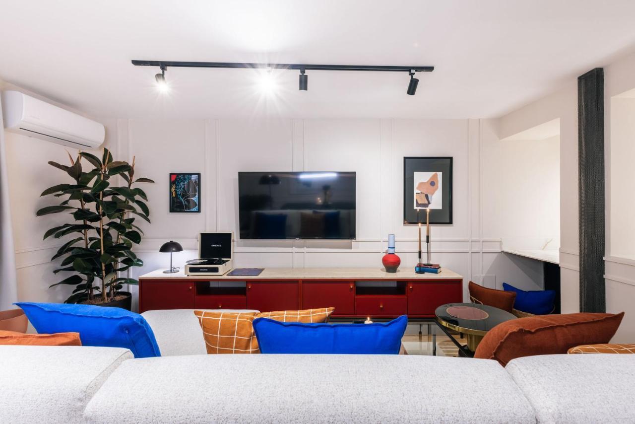 Stylish 4 Suites +Patio Luxury Apartment Gran Via Madrid Exterior photo